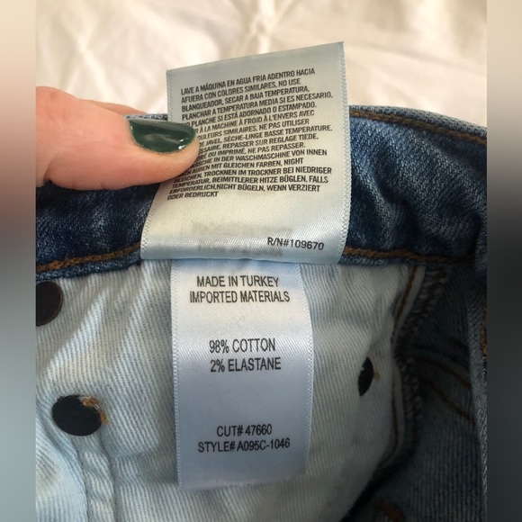 Agolde 90’s Pinch Waist Jeans Size 25 - Picture 5 of 8